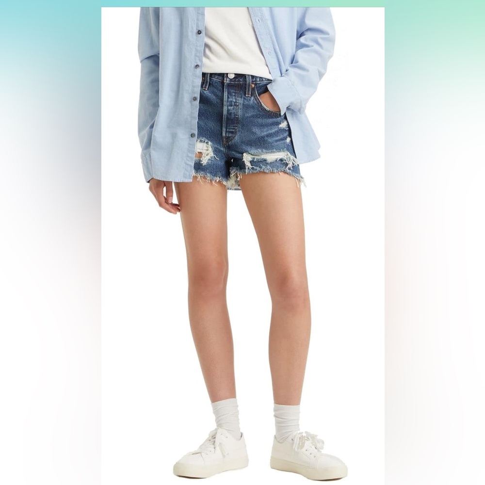 Levi’s | 501 High-rise jean shorts